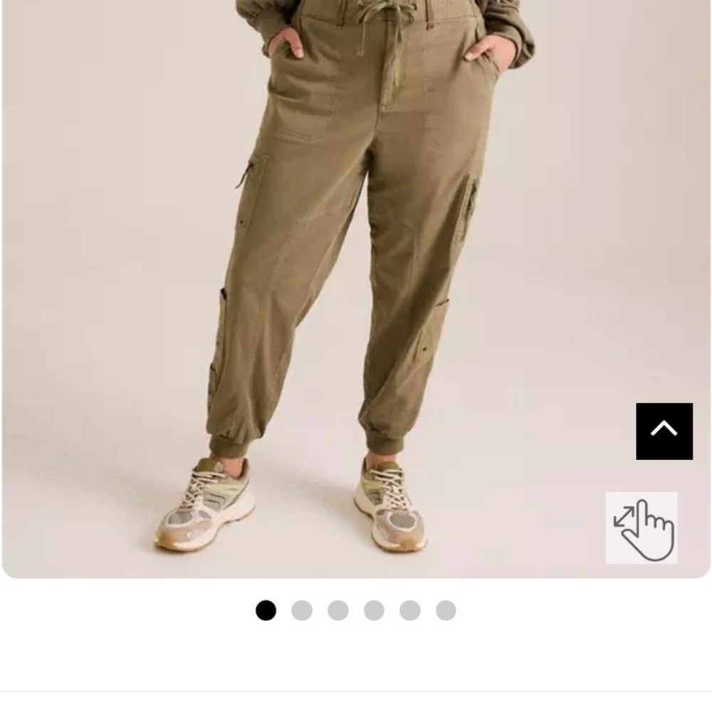 Torrid Olive Green Cargo Jogger Pants